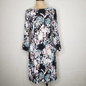 NWT Tommy Hilfiger Abstract Floral Bell Dress Sz 4
